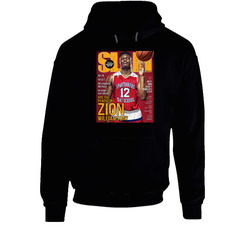 Slam Magazine Issue 210 Zion Williamson Popular Basketball Magazine Grunge Look Hooded Sweatshirt Hoodie Slam Magazine Issue 210 Zion Williamson Popular Basketball Magazine Grunge Look Hooded Sweatshirt Hoodie