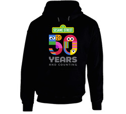 Sesame Street 50 Years Kids Tv Educational Tv Show Hooded Sweatshirt Hoodie Sesame Street 50 Years Kids Tv Educational Tv Show Hooded Sweatshirt Hoodie