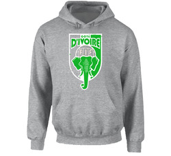Ivory Coast Les Elephants Soccer Team Hooded Sweatshirt Hoodie Ivory Coast Les Elephants Soccer Team Hooded Sweatshirt Hoodie