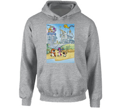 Pb&j Otter Poster 90s Kids Tv Show Cartoon Hooded Sweatshirt Hoodie Pb&j Otter Poster 90s Kids Tv Show Cartoon Hooded Sweatshirt Hoodie