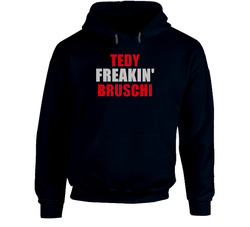 Tedy Bruschi Freakin Football Sports New England Hooded Sweatshirt Hoodie Tedy Bruschi Freakin Football Sports New England Hooded Sweatshirt Hoodie