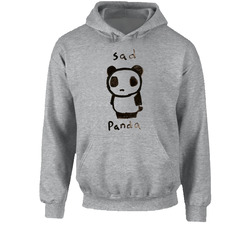 Sad Panda Hooded Sweatshirt Hoodie Sad Panda Hooded Sweatshirt Hoodie