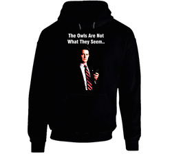 Twin Peaks The Owls Black Hooded Sweatshirt Hoodie Twin Peaks The Owls Black Hooded Sweatshirt Hoodie