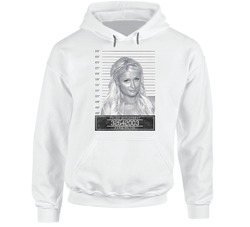 Paris Hilton Celebrity Mugshot Police Department Hooded Sweatshirt Hoodie Paris Hilton Celebrity Mugshot Police Department Hooded Sweatshirt Hoodie