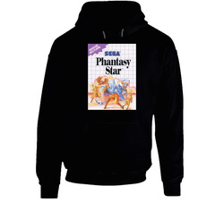 Phantasy Star 1 Sega Genesis Cover Fan Hooded Sweatshirt Hoodie Phantasy Star 1 Sega Genesis Cover Fan Hooded Sweatshirt Hoodie