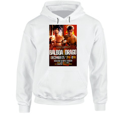 Balboa Vs Drago Poster Rocky 4 Boxing Combat Sports Movie Hooded Sweatshirt Hoodie Balboa Vs Drago Poster Rocky 4 Boxing Combat Sports Movie Hooded Sweatshirt Hoodie