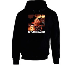 Taylor Hawkins Drummer Hooded Sweatshirt Hoodie Taylor Hawkins Drummer Hooded Sweatshirt Hoodie