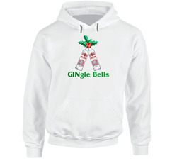 Beefeater Gingle Jingle Bells Gin Bottle Christmas Party Hooded Sweatshirt Hoodie Beefeater Gingle Jingle Bells Gin Bottle Christmas Party Hooded Sweatshirt Hoodie
