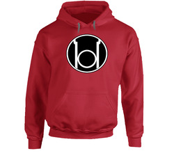 Red Lantern Corps Logo Hooded Sweatshirt Hoodie Red Lantern Corps Logo Hooded Sweatshirt Hoodie