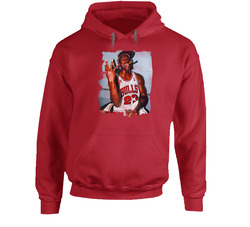 Michael Jordan Chicago Basketball Champion Distressed Look Hooded Sweatshirt Hoodie Michael Jordan Chicago Basketball Champion Distressed Look Hooded Sweatshirt Hoodie