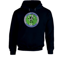 San Antonio Gunslingers Usfl Defunct Football Team Worn Look Hooded Sweatshirt Hoodie