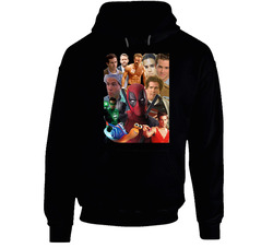 Ryan Reynolds Movies Mashup Hollywood Actor Super Fan Hooded Sweatshirt Hoodie