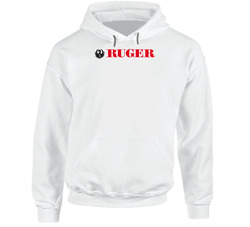 Ruger Firearms Classic Logo Hooded Sweatshirt Hoodie Ruger Firearms Classic Logo Hooded Sweatshirt Hoodie