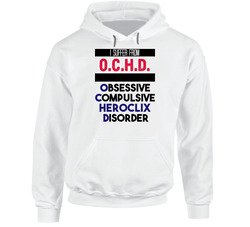 Ochd Obsessive Heroclix  Disorder Favorite Sport Hooded Sweatshirt Hoodie