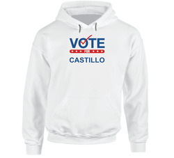 Vote For Election School Work Politics Castillo Hooded Sweatshirt Hoodie