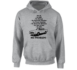 1961 Volvo P1800 No Problem Vintage Car Hooded Sweatshirt Hoodie 1961 Volvo P1800 No Problem Vintage Car Hooded Sweatshirt Hoodie