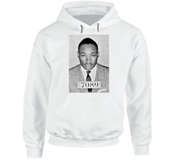 Martin Luther King Jr Mugshot Hooded Sweatshirt Hoodie
