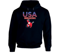 Team Usa Breaking Paris 2024 Sports Hooded Sweatshirt Hoodie