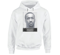 Gilbert Arenas Famous Sports Star Mugshot Police Department Hooded Sweatshirt Hoodie