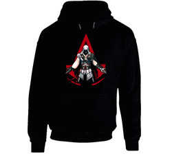 Assasins Creed 2 Video Game Classic Hooded Sweatshirt Hoodie Assasins Creed 2 Video Game Classic Hooded Sweatshirt Hoodie