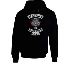 Mayans Nothern Cali Biker Hooded Sweatshirt Hoodie Mayans Nothern Cali Biker Hooded Sweatshirt Hoodie