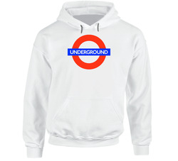 London Underground Tee Hooded Sweatshirt Hoodie London Underground Tee Hooded Sweatshirt Hoodie