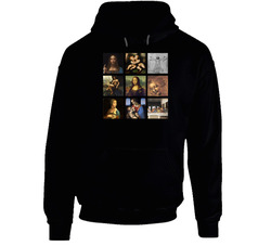 Leonardo Da Vinci Art Paintings Trendy Artsy Hooded Sweatshirt Hoodie Leonardo Da Vinci Art Paintings Trendy Artsy Hooded Sweatshirt Hoodie