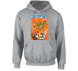 Reeses Puffs Cereal Hooded Sweatshirt Hoodie Reeses Puffs Cereal Hooded Sweatshirt Hoodie