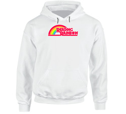 Reading Rainbow Tv Show Fan Hooded Sweatshirt Hoodie Reading Rainbow Tv Show Fan Hooded Sweatshirt Hoodie