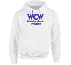 World Championship Wrestling Logo Professional Wrestling Fan Hooded Sweatshirt Hoodie World Championship Wrestling Logo Professional Wrestling Fan Hooded Sweatshirt Hoodie