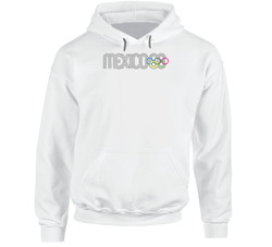 Mexico 1968 Summer Olympics Hooded Sweatshirt Hoodie Mexico 1968 Summer Olympics Hooded Sweatshirt Hoodie