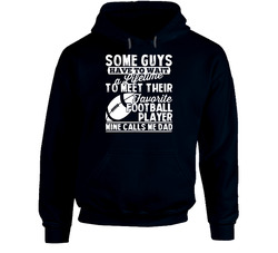Favorite Football Player Star Sport Called Me Dad Father's Day Daddy Hooded Sweatshirt Hoodie