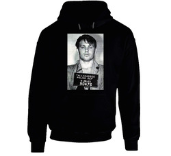 Jim Morrison Mugshot Hooded Sweatshirt Hoodie