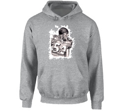 Ray Lewis Sports Hooded Sweatshirt Hoodie