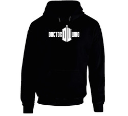 Doctor Who 2000s Tv Show Fan Logo Hooded Sweatshirt Hoodie