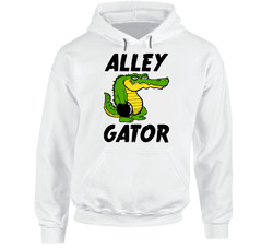 Alley Gator Bowling Team Hooded Sweatshirt Hoodie