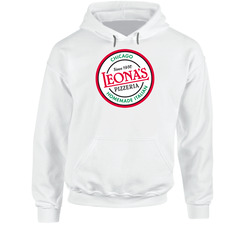 Leona's 1950 Pizza Food Fan Hooded Sweatshirt Hoodie