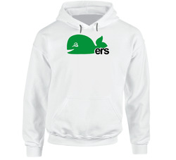 Hartford New England Whalers Hockey Retro Logo Hooded Sweatshirt Hoodie