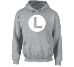 Luigi L Mario Brothers Video Game Fan Hooded Sweatshirt Hoodie Luigi L Mario Brothers Video Game Fan Hooded Sweatshirt Hoodie