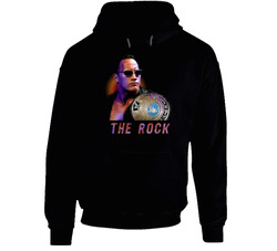 The Rock Dwayne Johnson Wrestling Legend Hooded Sweatshirt Hoodie The Rock Dwayne Johnson Wrestling Legend Hooded Sweatshirt Hoodie