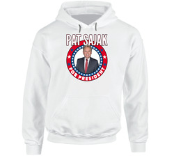 Pat Sajak For President Talk Show Host Celeb Fan Election Hooded Sweatshirt Hoodie Pat Sajak For President Talk Show Host Celeb Fan Election Hooded Sweatshirt Hoodie