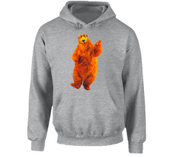 Bear In The Big Blue 90s Tv Show Hooded Sweatshirt Hoodie Bear In The Big Blue 90s Tv Show Hooded Sweatshirt Hoodie