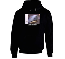 Land Shark Saturday Night Live Parody Shark Week Hooded Sweatshirt Hoodie Land Shark Saturday Night Live Parody Shark Week Hooded Sweatshirt Hoodie