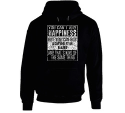 You Can't Buy Happiness Chevrolet K5 Blazer Car Distressed Cool Hooded Sweatshirt Hoodie You Can't Buy Happiness Chevrolet K5 Blazer Car Distressed Cool Hooded Sweatshirt Hoodie