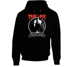 Morticia And Gomez Addams Family True Love Retro Horror Comedy Movie Hooded Sweatshirt Hoodie Morticia And Gomez Addams Family True Love Retro Horror Comedy Movie Hooded Sweatshirt Hoodie