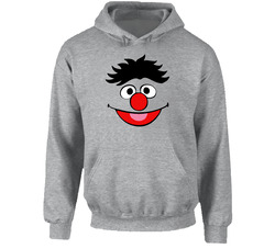 Ernie Face Sesame Street Halloween Group Costume Hooded Sweatshirt Hoodie Ernie Face Sesame Street Halloween Group Costume Hooded Sweatshirt Hoodie