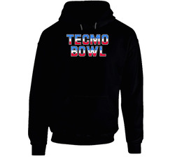 Classic Nintendo Tecmo Bowl Hooded Sweatshirt Hoodie
