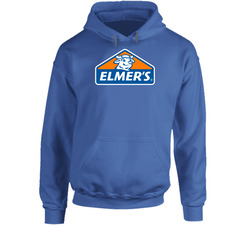 Elmer's Glue Logo Hooded Sweatshirt Hoodie Elmer's Glue Logo Hooded Sweatshirt Hoodie