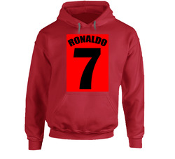 Cristiano Ronaldo Soccer Hooded Sweatshirt Hoodie