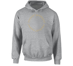 Lord Of The Rings Ring Encryption Hooded Sweatshirt Hoodie